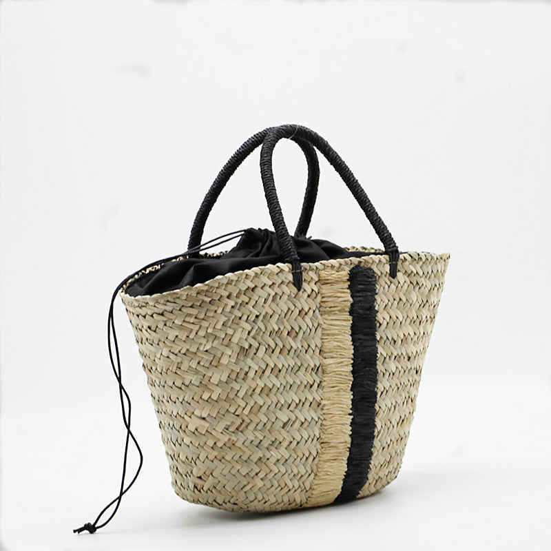 Women's Craft Aquatic Plants Portable Blue Black Women's Handbag