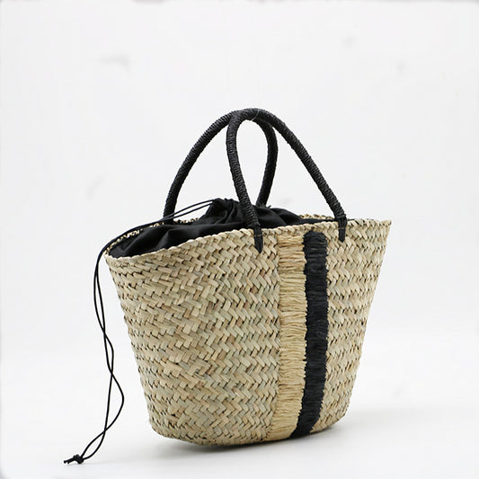 Women's Craft Aquatic Plants Portable Blue Black Women's Handbag