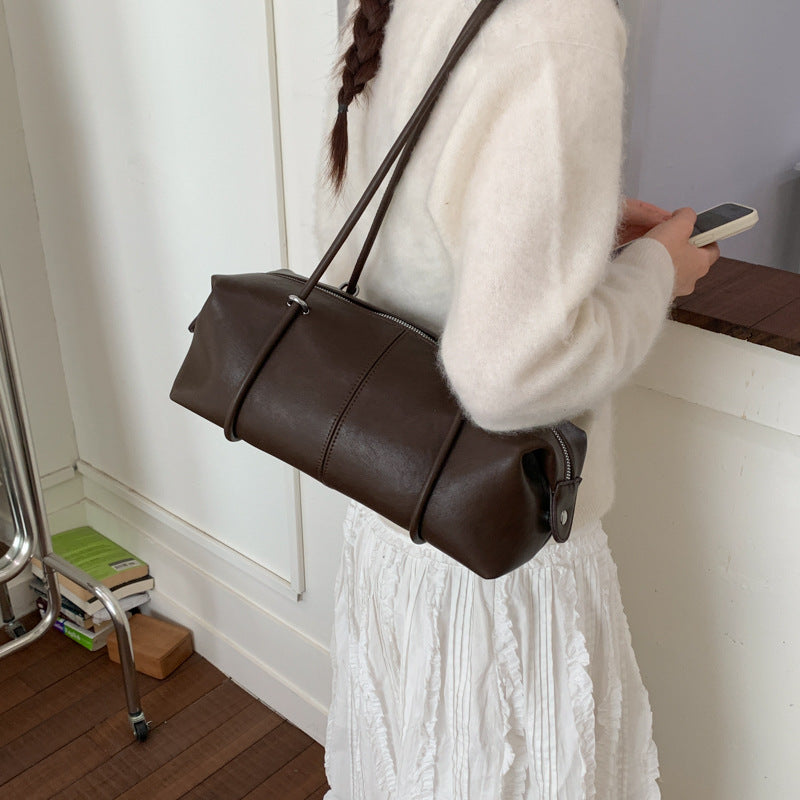 Niche Boston Pillow Large Capacity Simple Mori Cute Bags