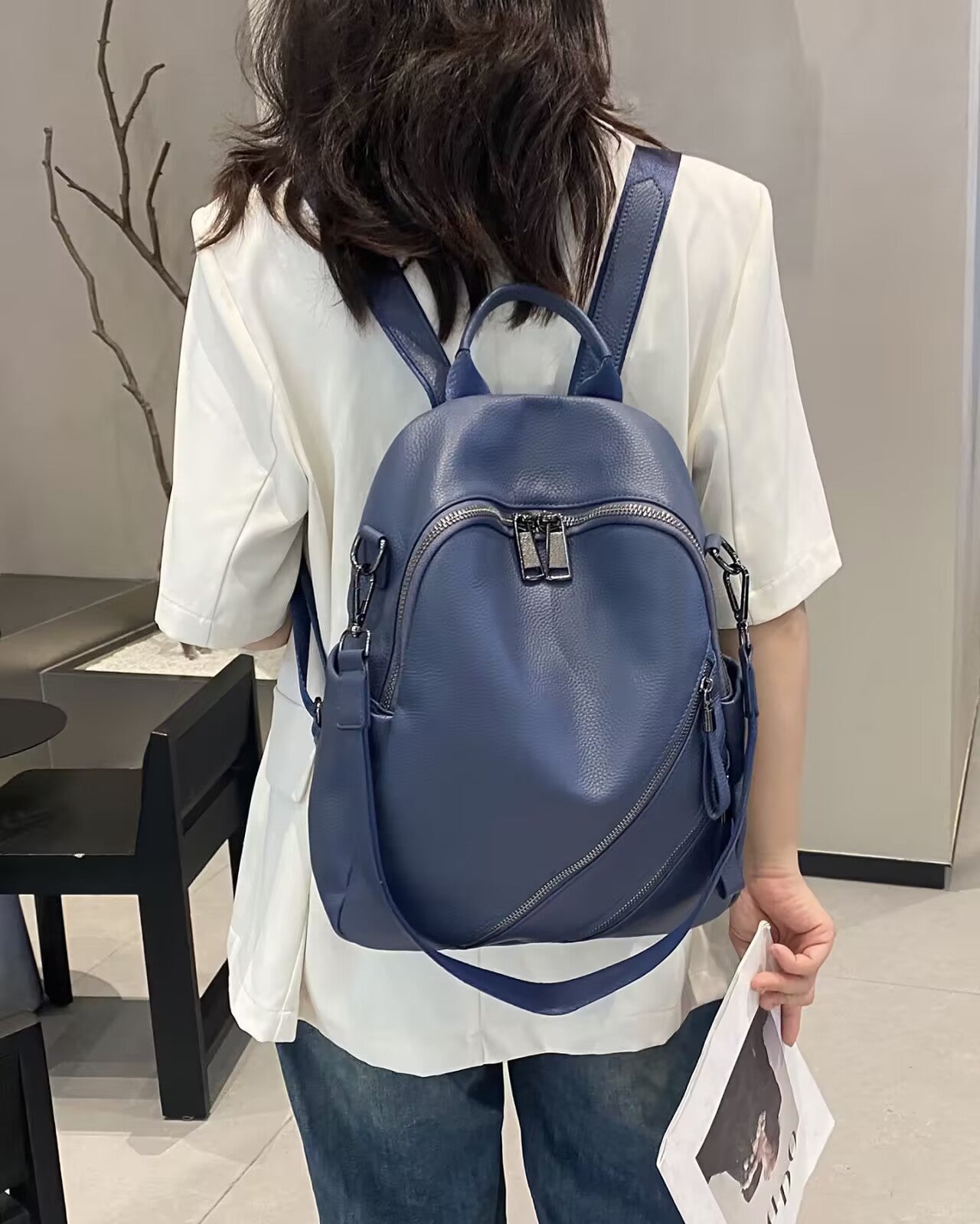 Women's Lightweight Mini Design Soft Leather For Bags