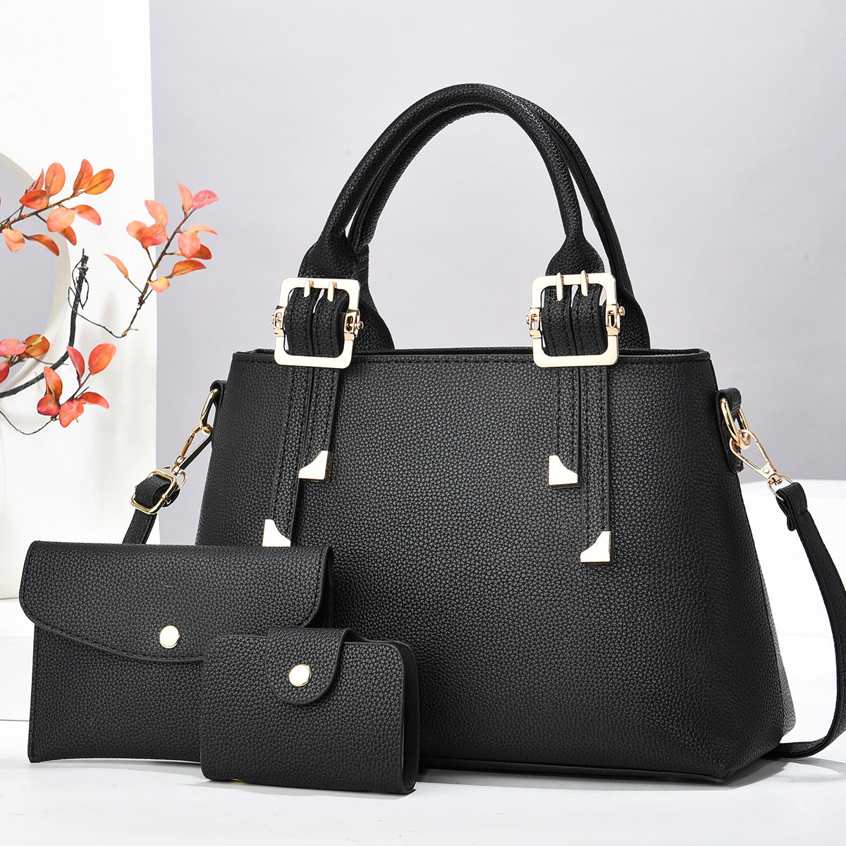 New Comfortable Fashion Macaron Three-piece Good-looking Bags