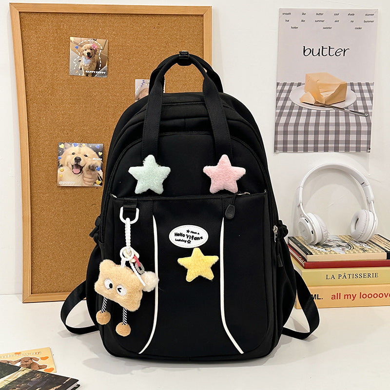 Female College Portable Cute Large Capacity Burden Leisure Backpack