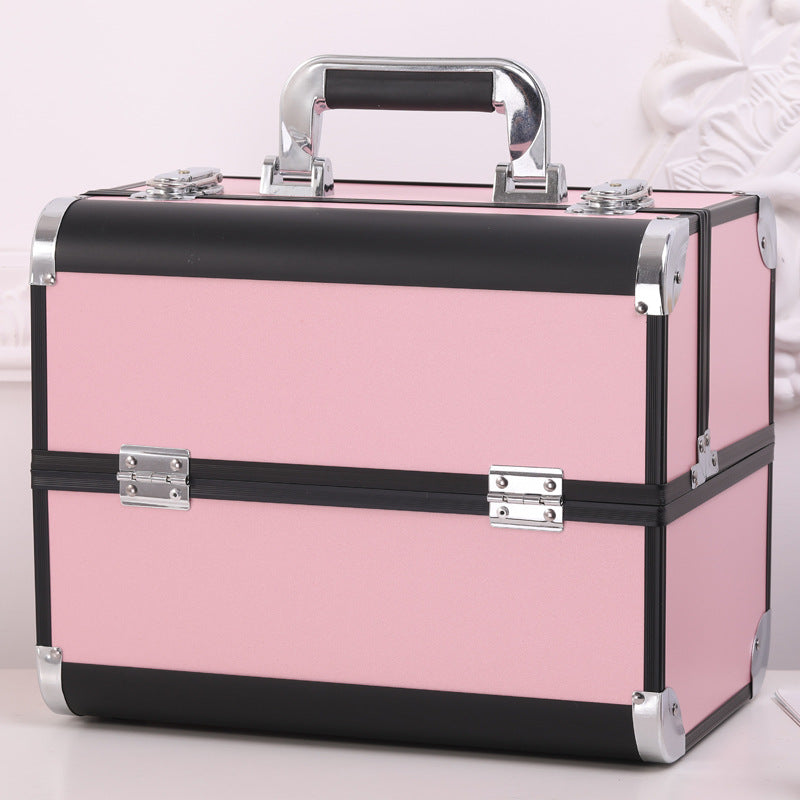 Tattoo Toolbox Large Capacity Makeup Fixing Artist Eyelash Beauty Manicure Cosmetic Case