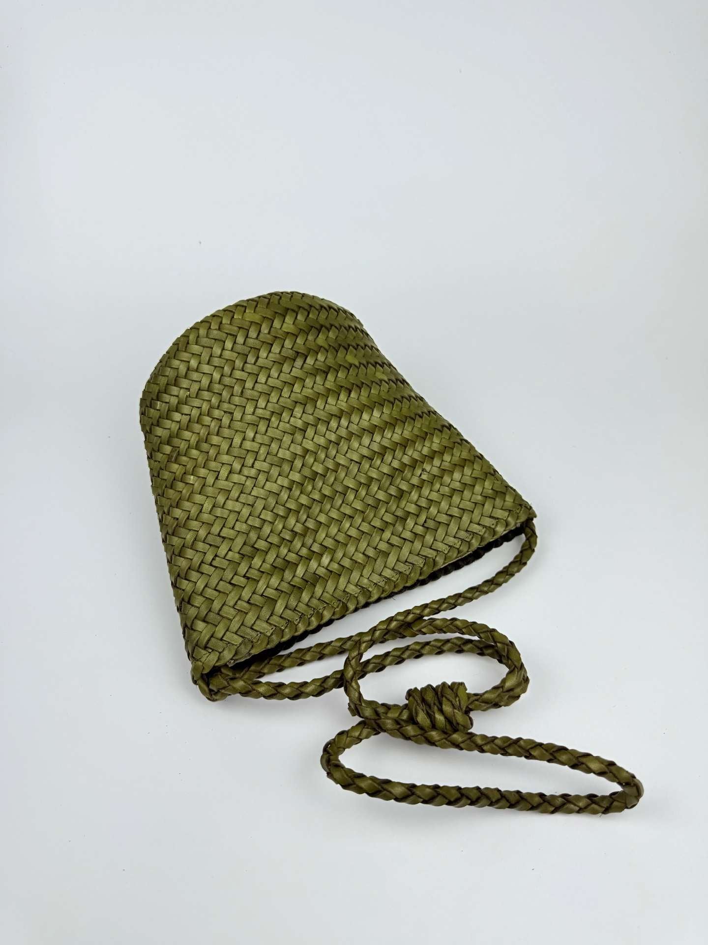 Summer Woven Genuine Leather Handmade First Bags