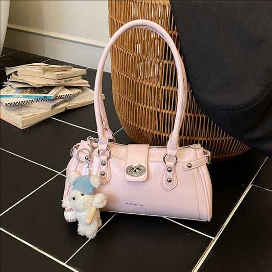 Women's Fashion Rivet High Sense Minority Simple Underarm Bag