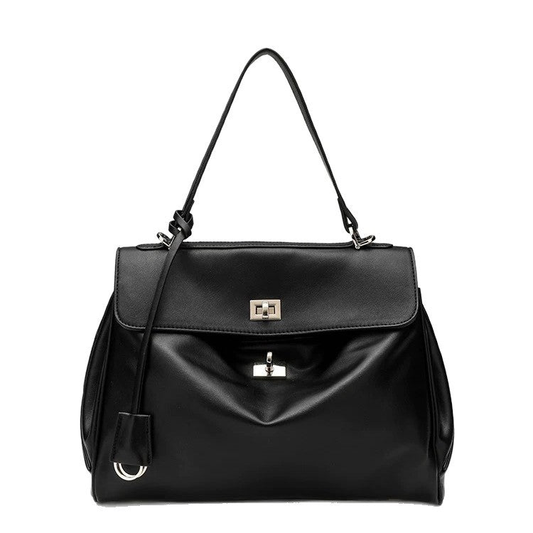 With Gift Box First Layer Calfskin Callie Underarm Large Women's Shoulder Bag