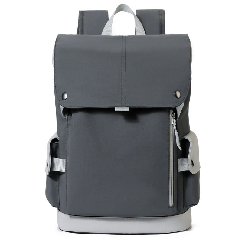 Large Capacity Fashion Commuter Flip Korean Style Business Backpack