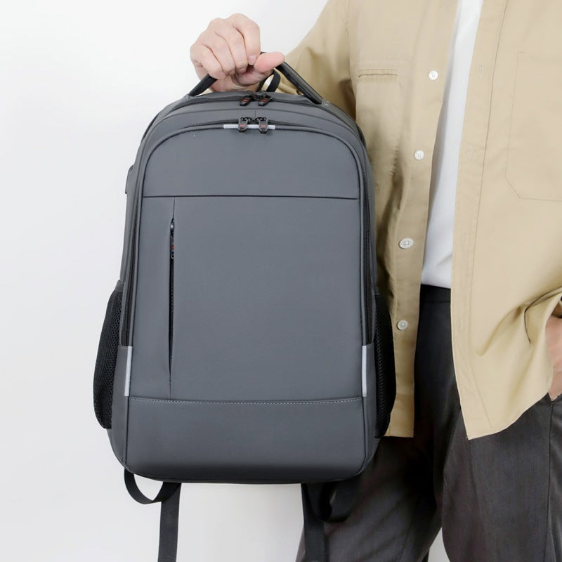 Men's Solid Color Large Capacity High Backpacks