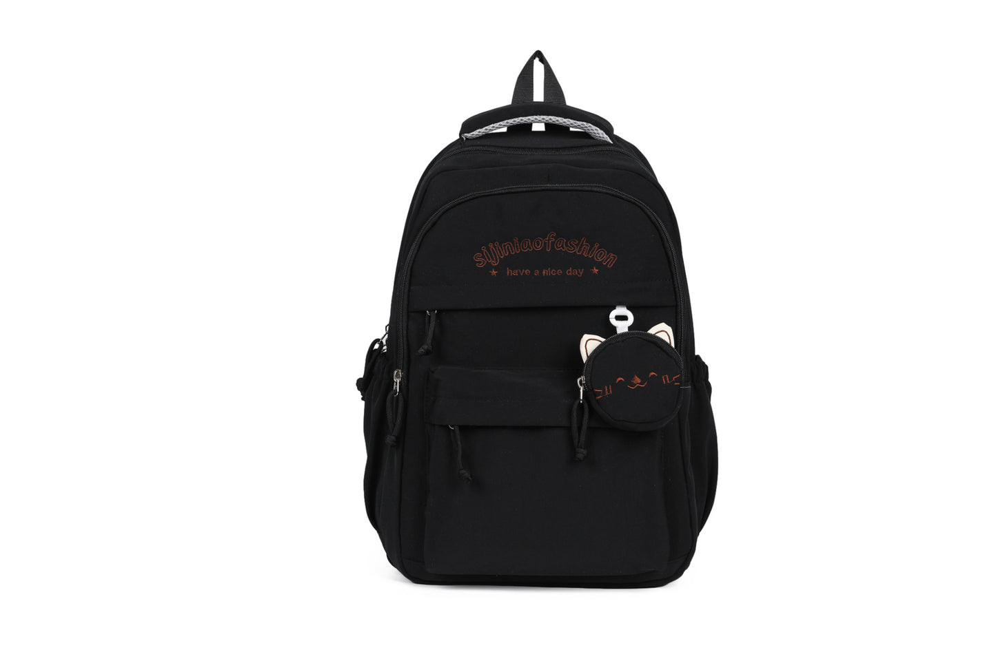 Junior's Female College Solid Color Large Capacity Class Women's Backpack