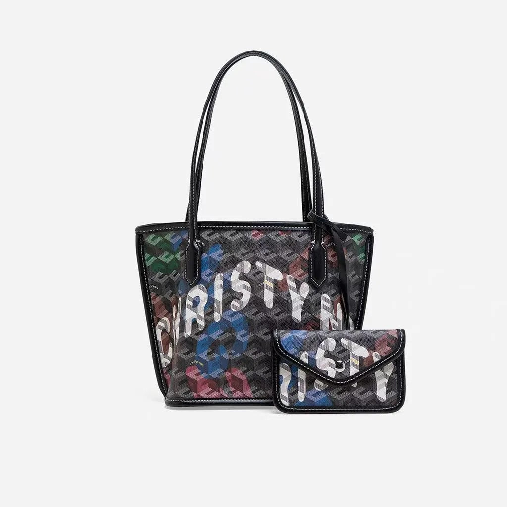 Fashion Printing Combination Simple Vegetable Basket Handbags