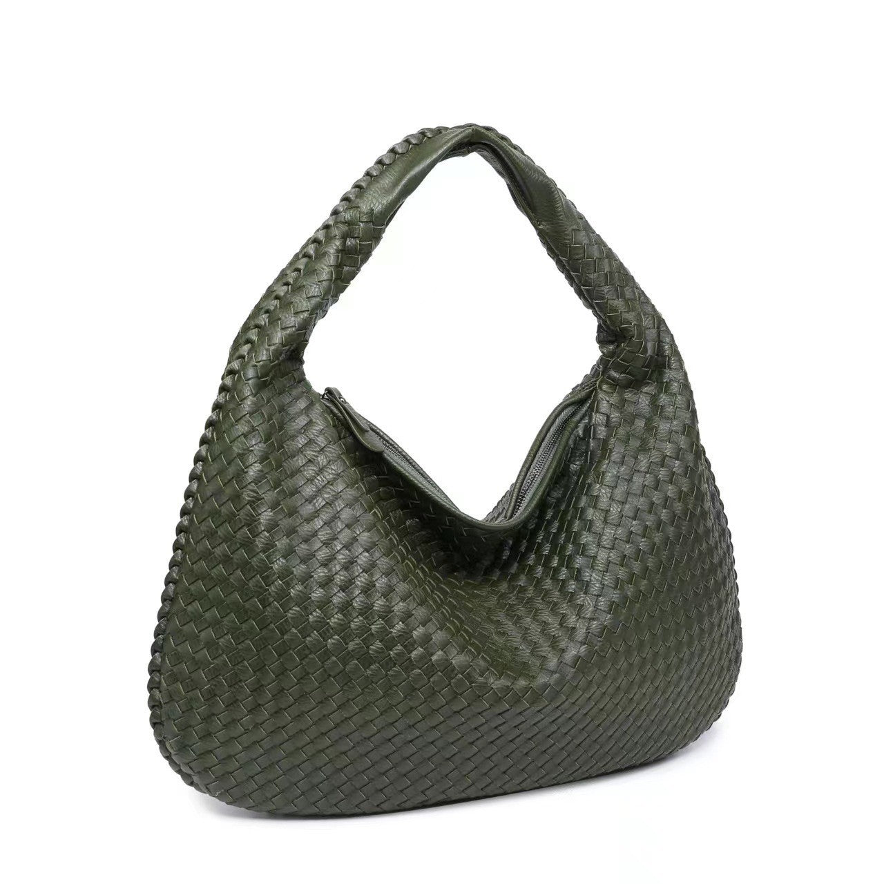 Women's French Style Woven Elegant Underarm Niche Tote Bags