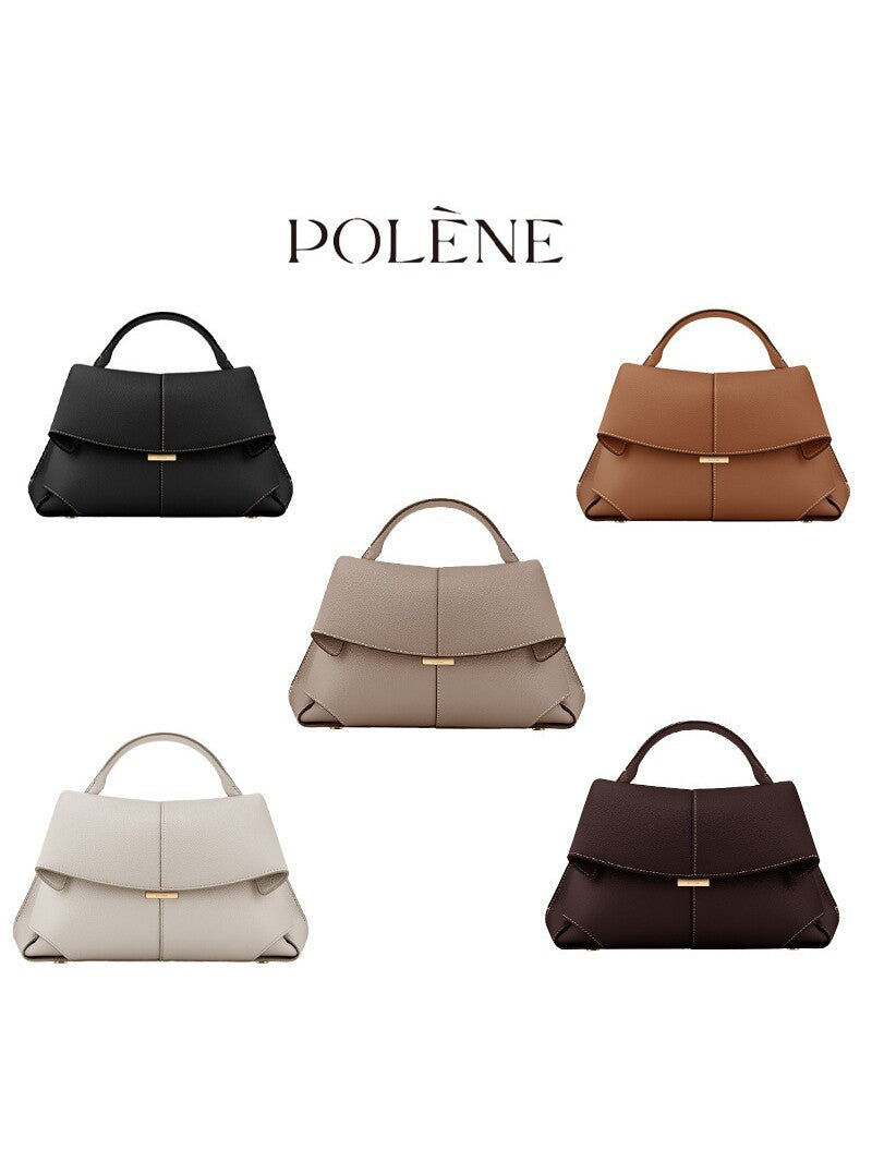 Genuine Leather Lychee Pattern Portable Female Women's Messenger Bag