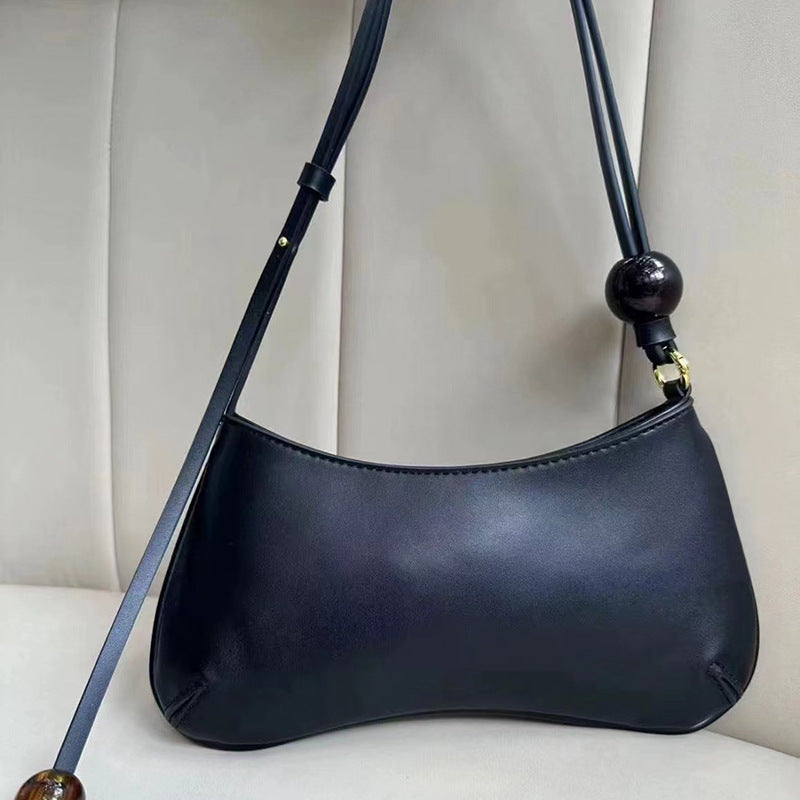 Women's French Minority Retro Stick Fashion Niche High Underarm Bag