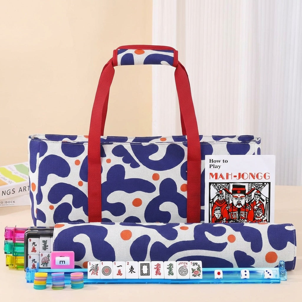 American Mahjong Set Large Capacity Three-piece Multifunctional Makeup Bag