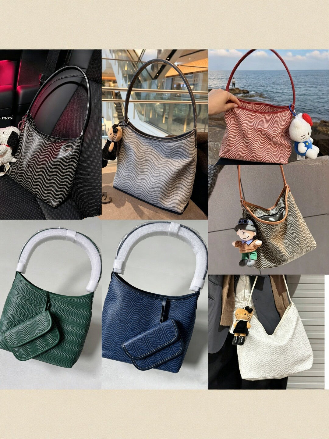 Presbyopic Full Printed Underarm Size Mother Women's Shoulder Bag
