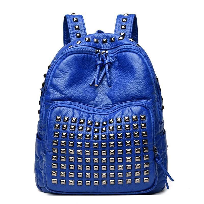 For One Computer Large Capacity Trendy Rivet Women's Backpack