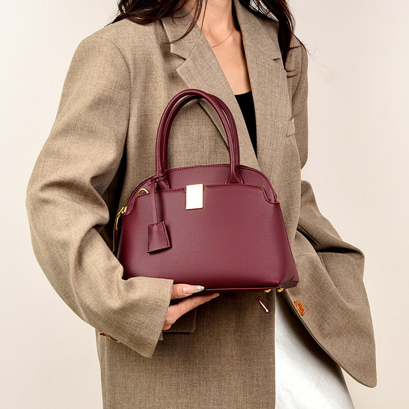 Women's Exquisite Cowhide Shell High-grade Genuine Leather Fashion Trendy Women's Handbag