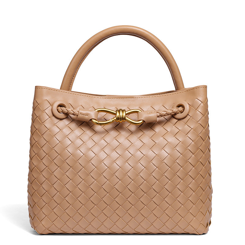 Women's Horizontal Versatile Bow Design String Clip Handbags