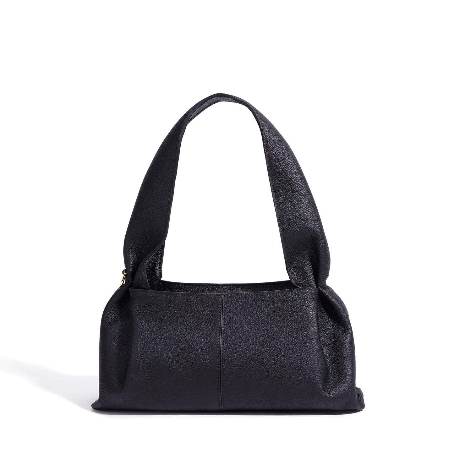 Korean Style Design Genuine Leather Commuter High-grade Cloud Baguette Shoulder Bags