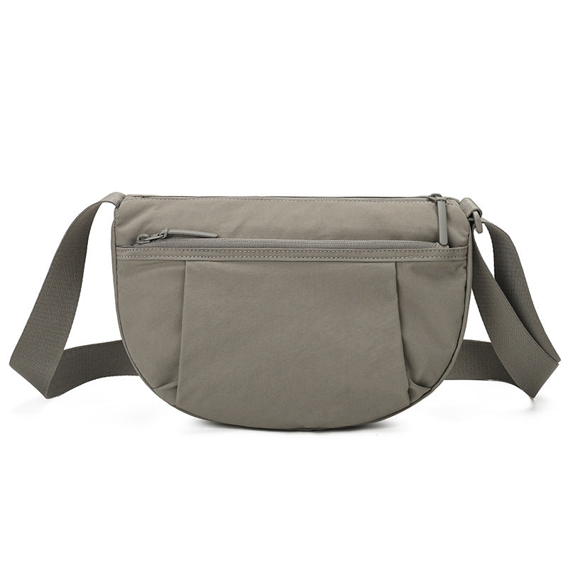 Women's Simple Nylon Cloth Light Luxury Minority Korean Dumplings Large Women's Shoulder Bag