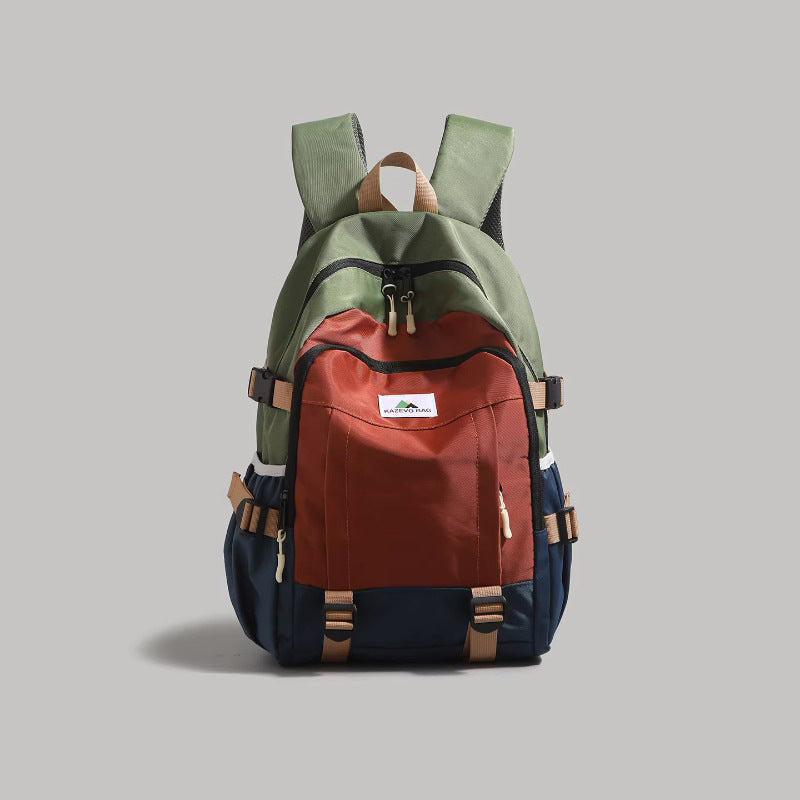 Contrast Color College Commuter Female Hiking Bags