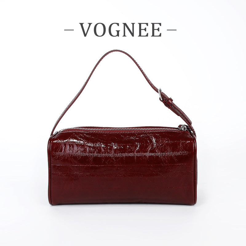 Women's High-grade Pen Underarm Pencil Versatile Genuine Women's Shoulder Bag