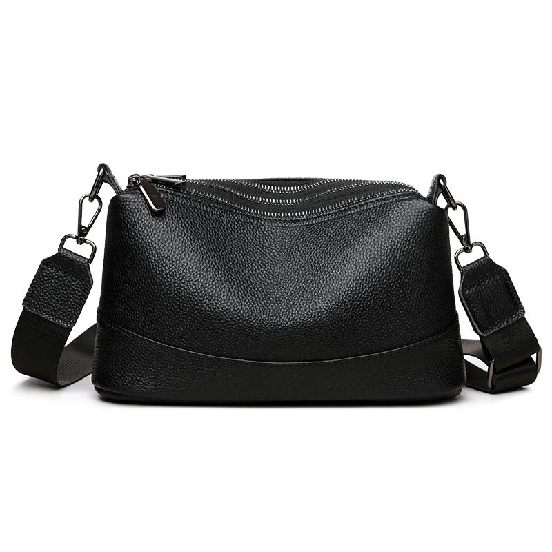 Women's Leather Fashionable Versatile Cowhide For Simple Shoulder Bags