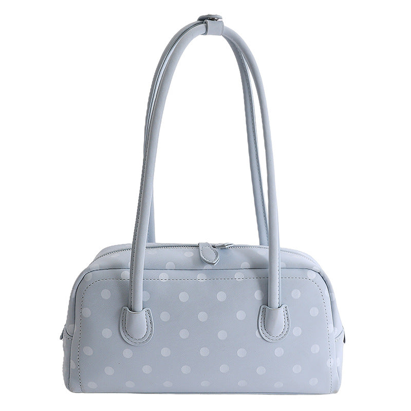 Women's Bowling Polka Dot Large Capacity Daily Commuting Underarm Bag