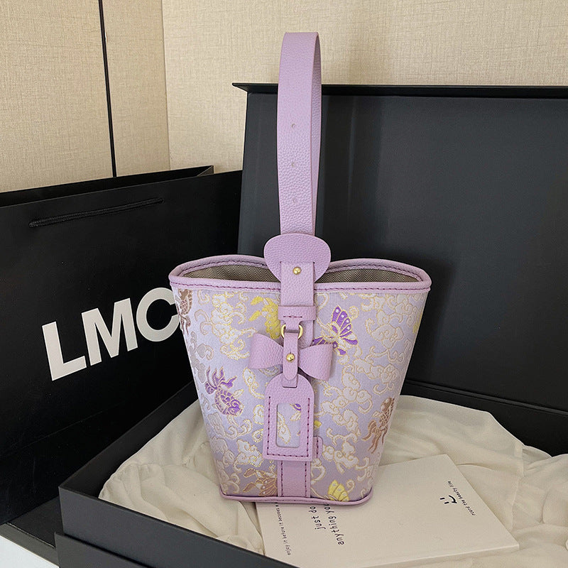 Style Song Dynasty Brocade Fabric Homemade Material Bags