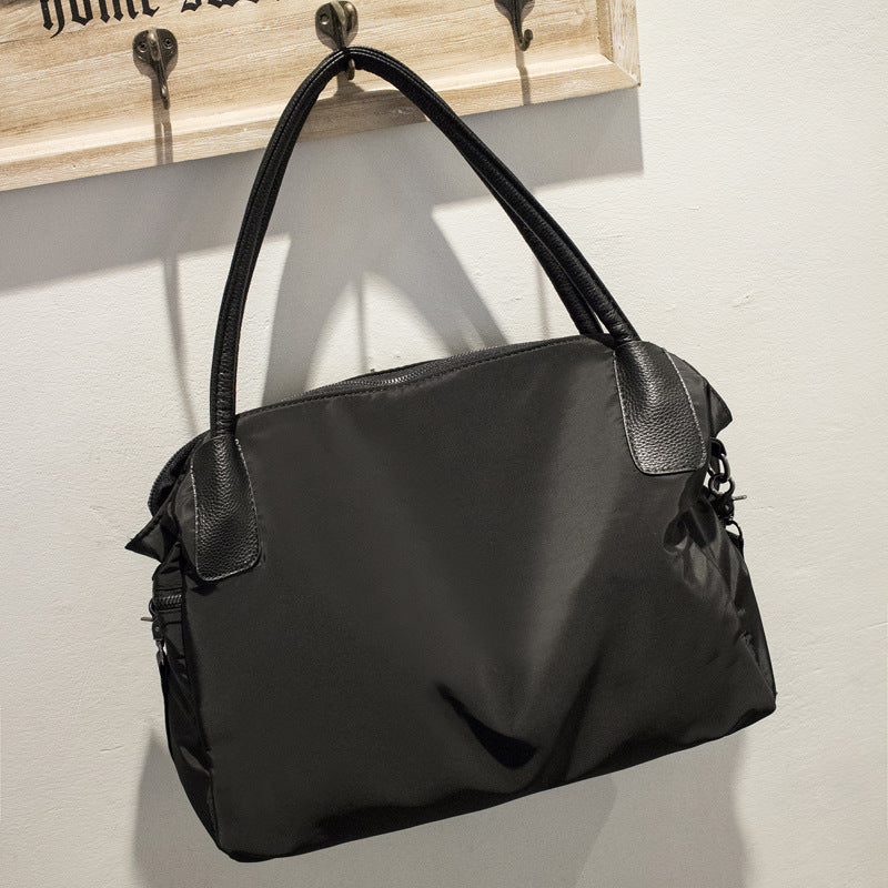Trendy Unisex Summer Commute Solid Color Oxford Tote Bag