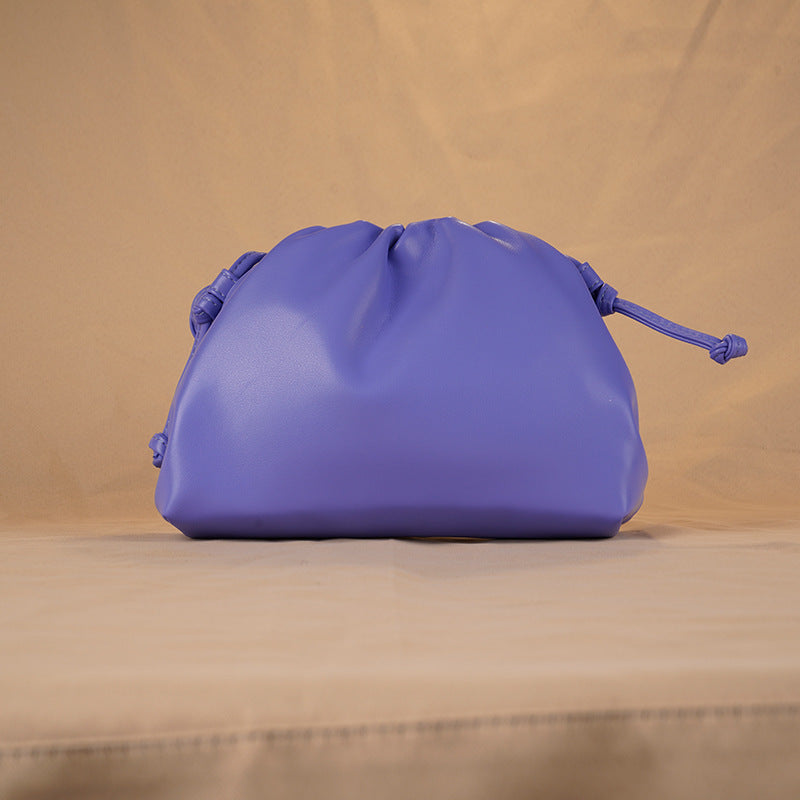 Women's Pleated Dumpling Commuter Solid Color Simple Bags