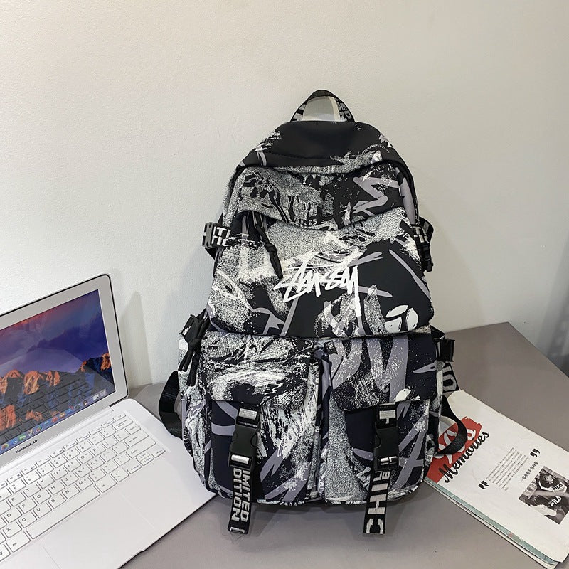 Women's & Men's Large Capacity Iti Trendy Computer Leisure Backpack