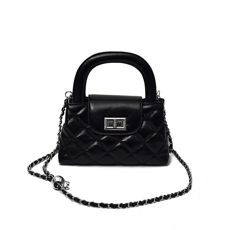 Women's Spring Fashion Simple Textured Design Women's Shoulder Bag