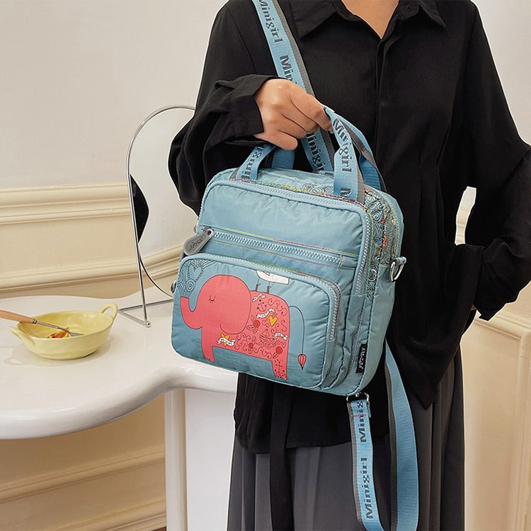 Women's Autumn Multipurpose Ethnic Print Large Capacity Waterproof Women's Backpack