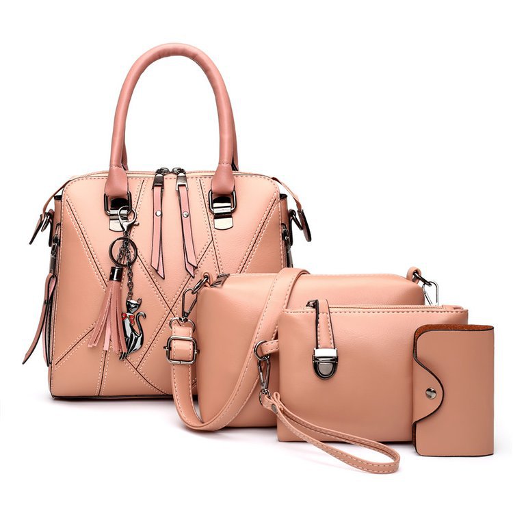 Women's Stitching Simple Large Capacity Portable Women's Handbag