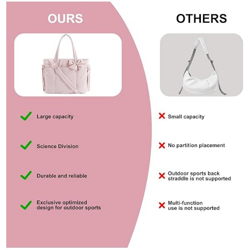 Down Cotton Clothing Hiking Cycling Multifunctional Tote Bag