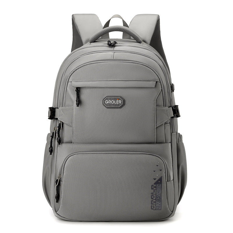 Ge Le Simple Female Junior High College Leisure Large Business Backpack