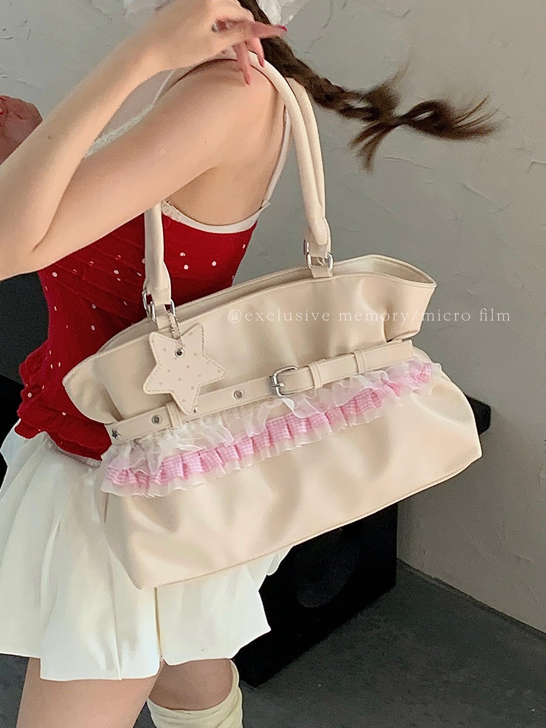 Women's Korean Style Sense Underarm Summer Simple Tote Bag
