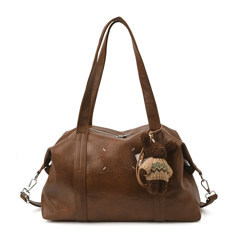 Commuter Simple Retro Large Capacity Underarm Women's Shoulder Bag