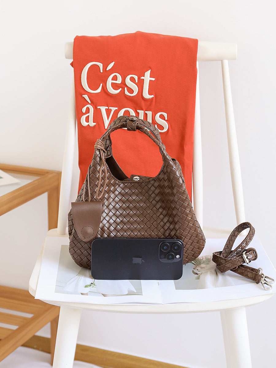 Niche Vintage Weave Vegetable Basket Lunch Bags