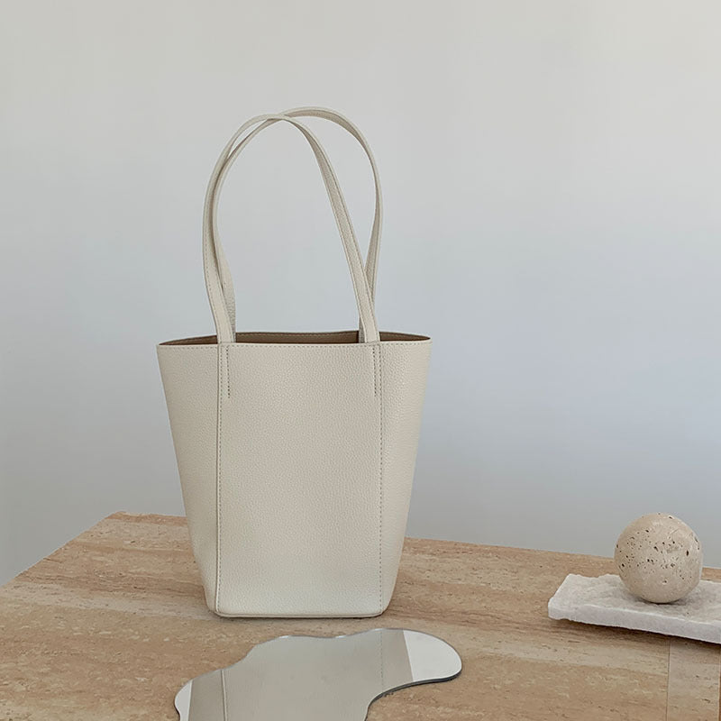 Women's One Korean Style Idle Vegetable Basket Bucket Bag