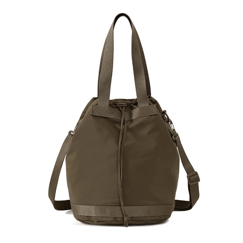 Drawstring Hand Large Capacity Strap Detachable Bucket Bag