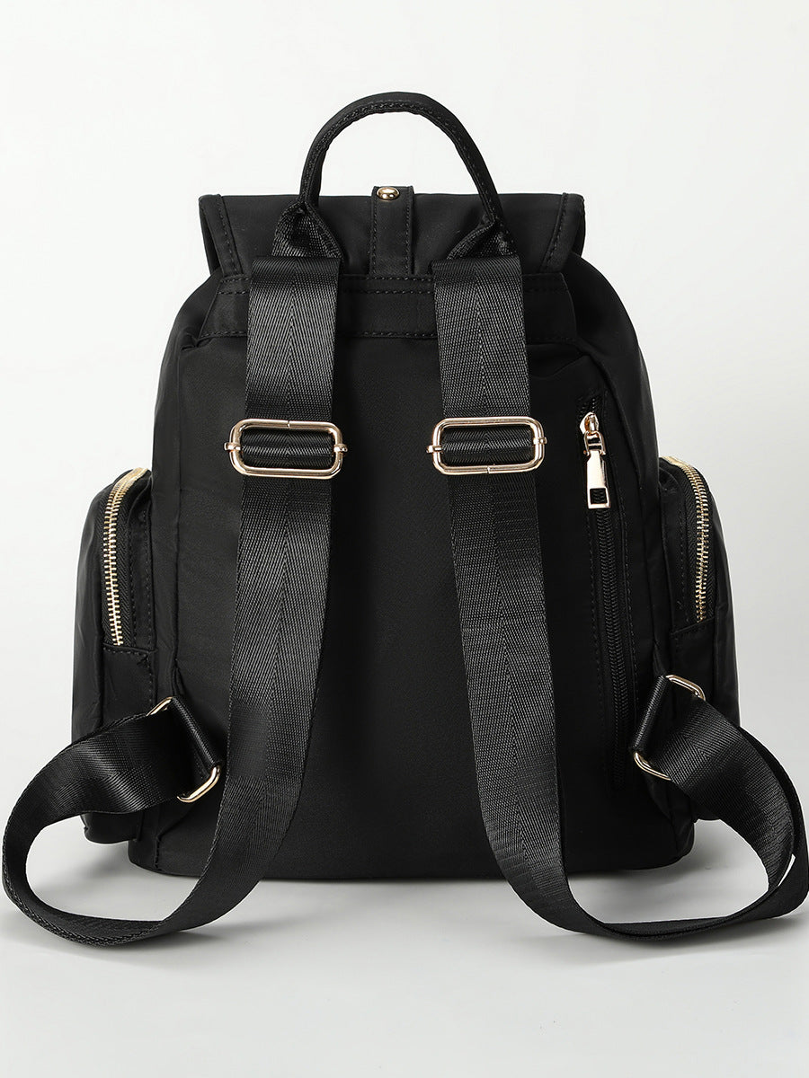 Women's Nylon Waterproof Flip Versatile Large Capacity Backpacks