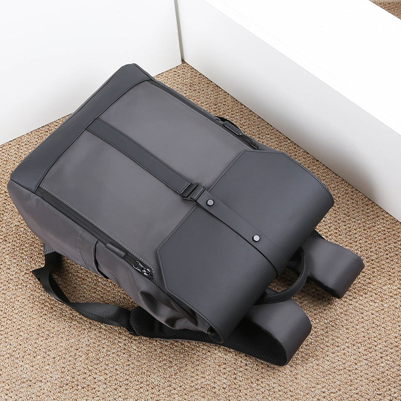 Men's Computer College Nylon Waterproof Business Trip Backpacks