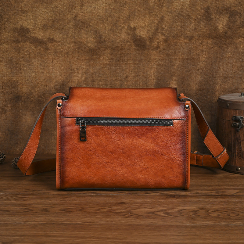 Women's Ethnic Style National Retro First Layer Shoulder Bags