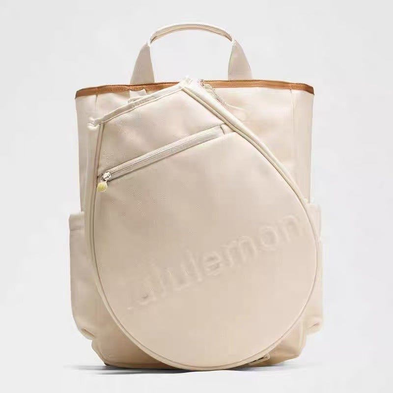 Women's & Men's Tennis Canvas Exercise Portable Lightweight Leisure Backpack