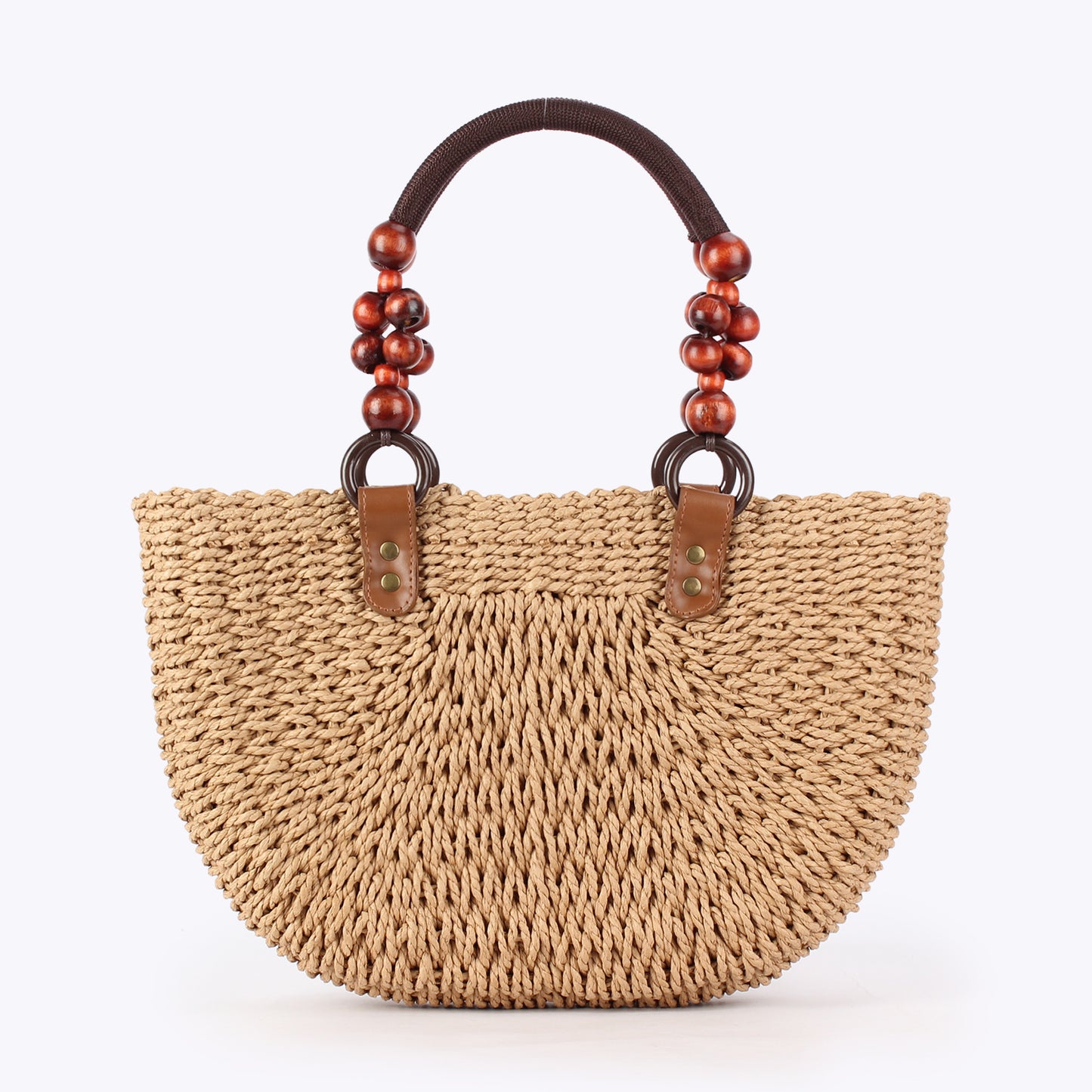 Women's Straw Woven Versatile Daily Commuter Seaside Vacation Bags