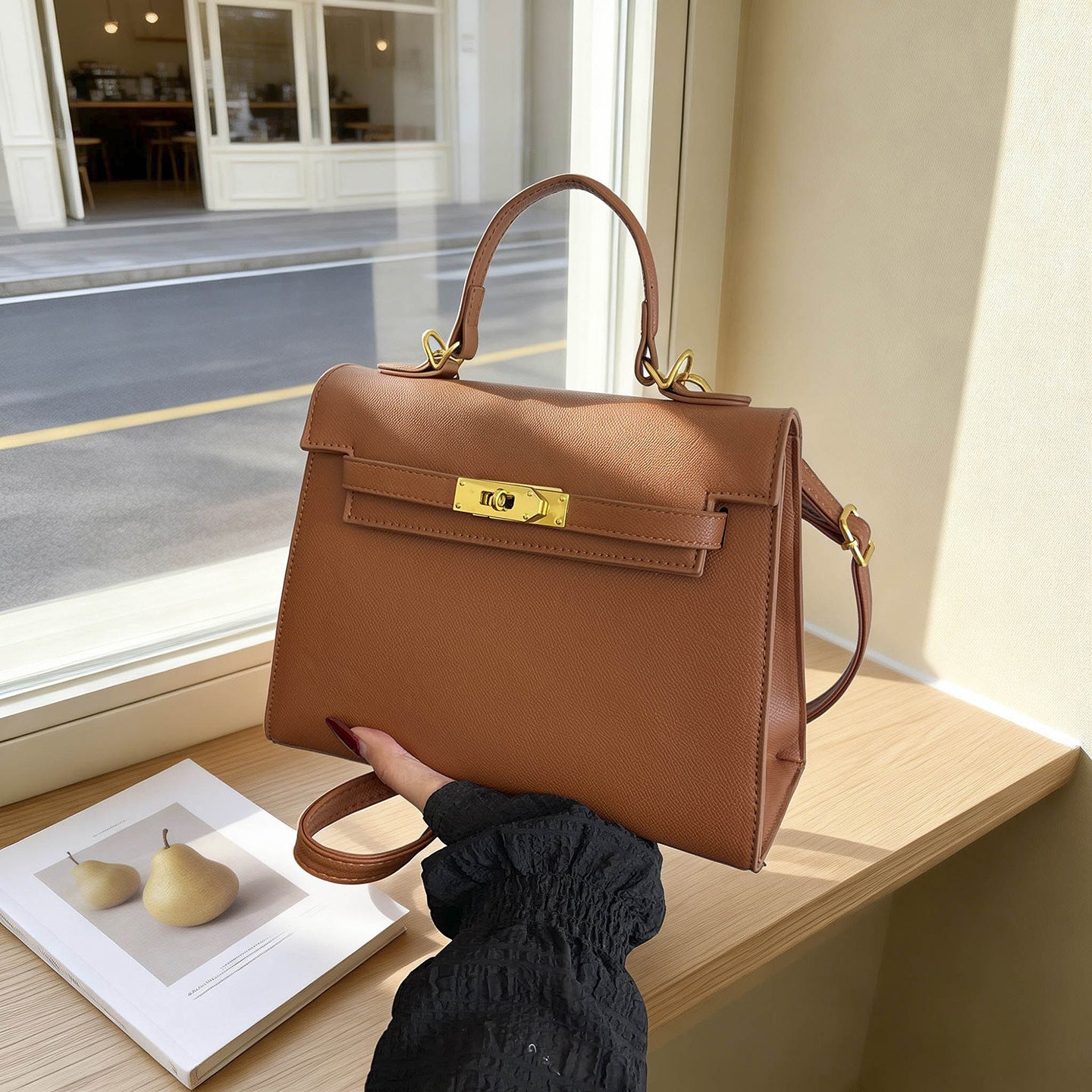 Women's High-grade French Style Light Luxury Kelly Women's Messenger Bag