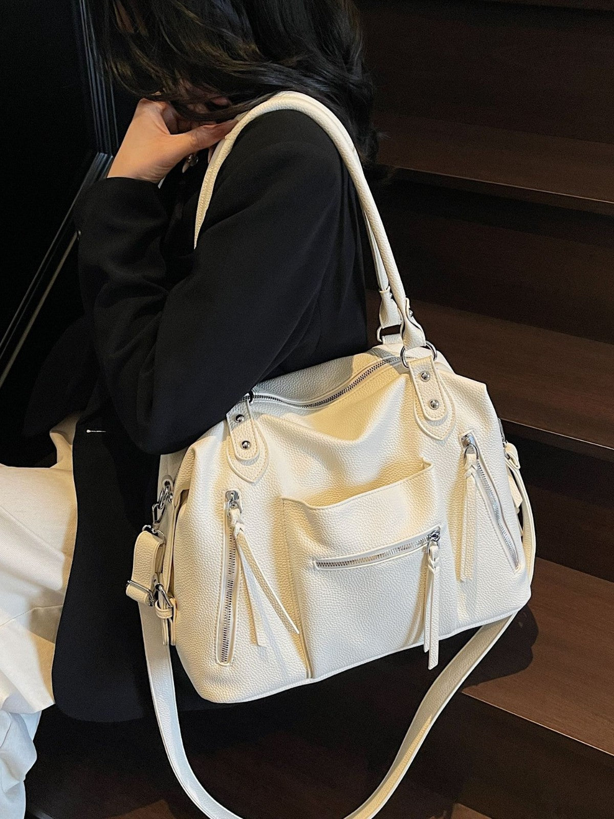 Women's Trendy Large Capacity High-grade Versatile Fashion Tote Bags