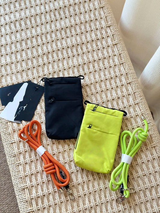 Lin Update Folding Trendy Close-fitting Multifunctional Storage Mobile Phone Bag